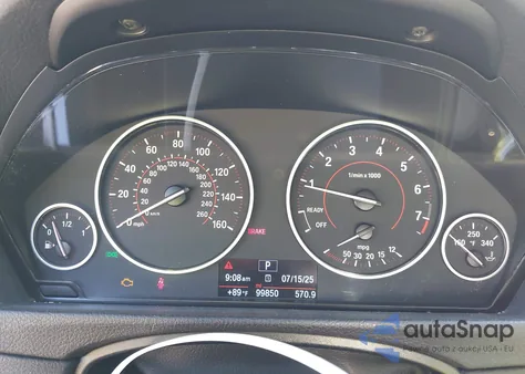 2016 BMW 328I from USA, damaged, VIN WBA8E9G50GNU29465